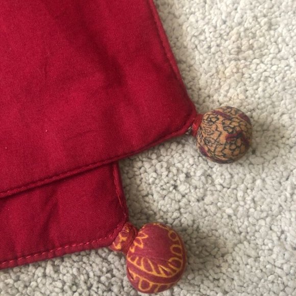 PIER 1 IMPORTS Multi-Color‎ Paisley Stripes TABLE RUNNER 72” x 13” Fall winter - Picture 5 of 14